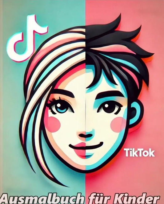 TikTok Ausmalbuch für Kinder